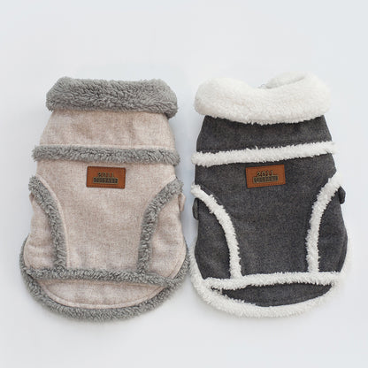 Dog Clothes Winter Pet Dog French Bulldog Jacket Thick Warm Dog Coat 656515890674