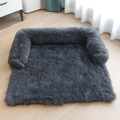 Removable Pet Dog Mat Sofa Dog Bed Soft Pad Blanket Cushion Home Washable Rug Warm Cat Bed Mat For Couches Car Floor Protecto