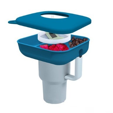 Silicone Snack Platter With Lid 65a079a9 6ec0 4177 a3b5 0fdb967c3cf0