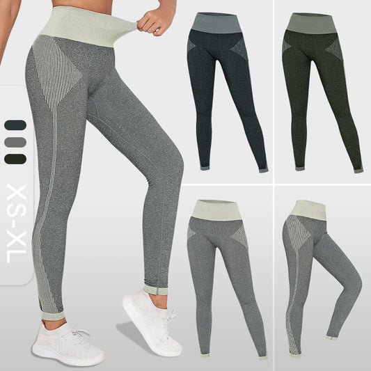 High Waist Color Stitching Fitness Pants For Women 65a99c61 81c0 48d4 bb3e 6078c487a173