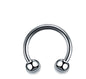 Titanium Steel Double-sided Ball Ear Bone Stud Dumbbell Earrings 65acc83c 723a 4376 acfa 0f65e43419ef