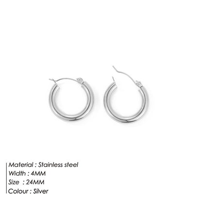 Simple Round Hoop Earring Personality 65b54c32 2814 4ffd a85a ceaabf16d724