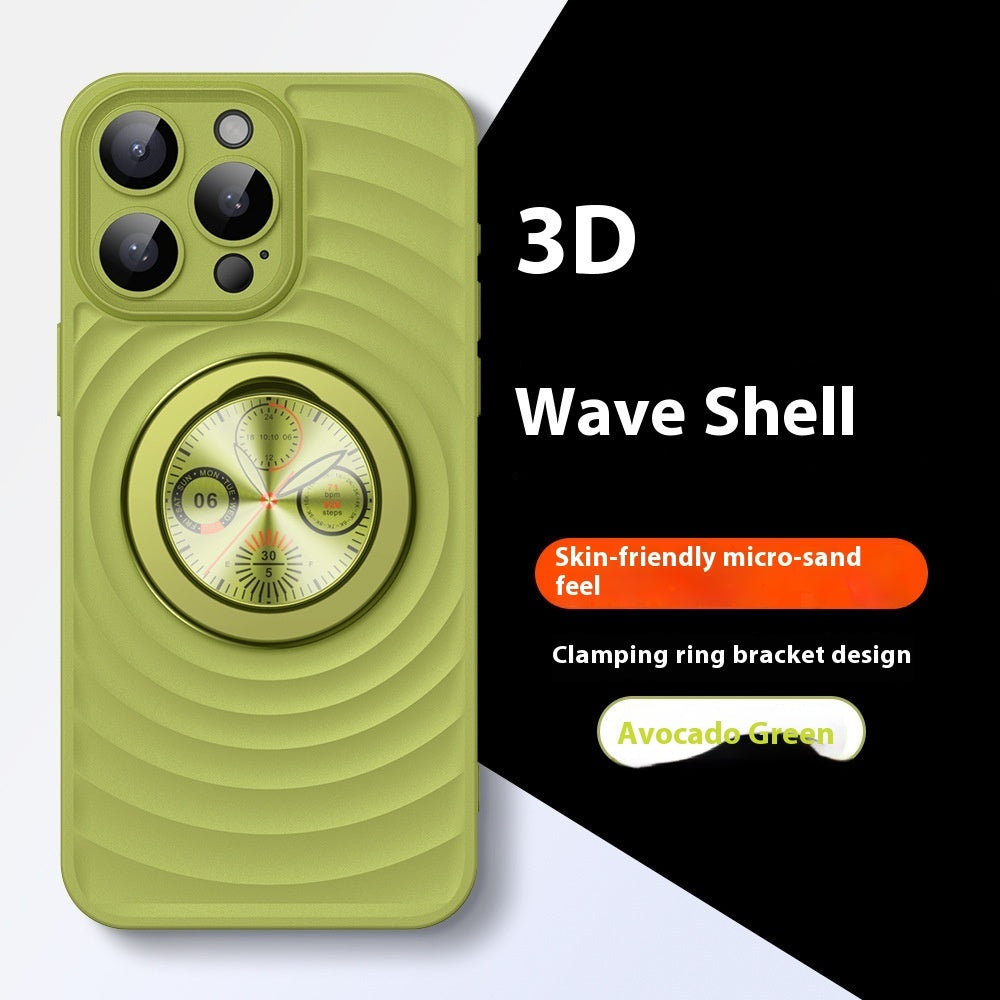 Magnetic Bracket Phone Case IPhone15 Wave Ripple Pattern 65b5c8cc d896 40f2 a5b6 5f603385ed97 trans
