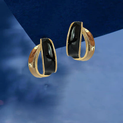 New Curved Enamel Earrings Women's All-match Fashion Earrings 65d53d06 9a5d 4ffb a287 82cac8e68d06