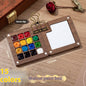Mini Watercolor Color Box Acrylic Box Portable Portable Journal Book Sketch Travel Painting Picture Book 65f0d124 520e 45f2 a