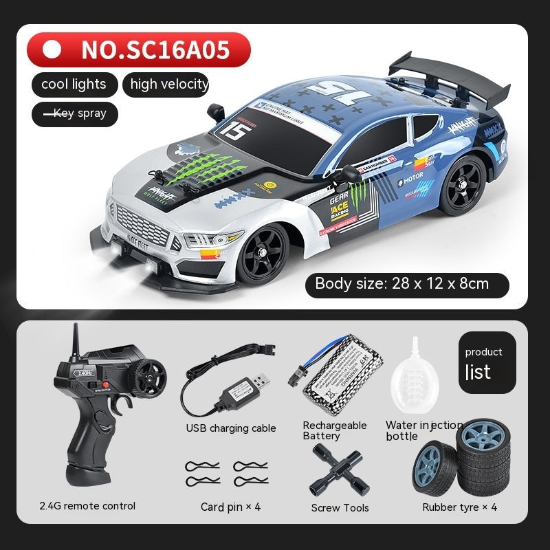 Remote Control Car Four-wheel Drive Drift Racing Car With Light Spray Boy Toy Remote Control Toy Car 65f730ce ceba 447c b6a0 