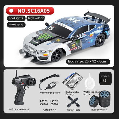 Remote Control Car Four-wheel Drive Drift Racing Car With Light Spray Boy Toy Remote Control Toy Car 65f730ce ceba 447c b6a0 