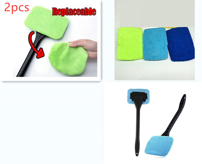Car Window Pivoting Microfiber Cleaner Auto Window Cleaner 660181113771