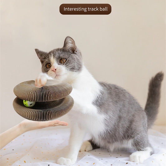 Pet Magnetic Folding Organ Toy Cat Scratch Board 6601c1fe a06d 43cd b679 a38741ed9e8b