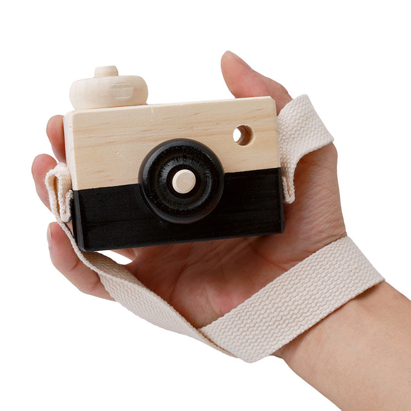 Cute Wooden Camera Toys Baby Kid Hanging Photography Prop Decoration Educational Outdoor Activity Toy Children's Day Happy Gi