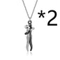 Hot Sale Affectionate Hug Necklace Couples Anniversary Valentine's Day  Gift Fashion Punk Street Style Pendant Necklace 660c6