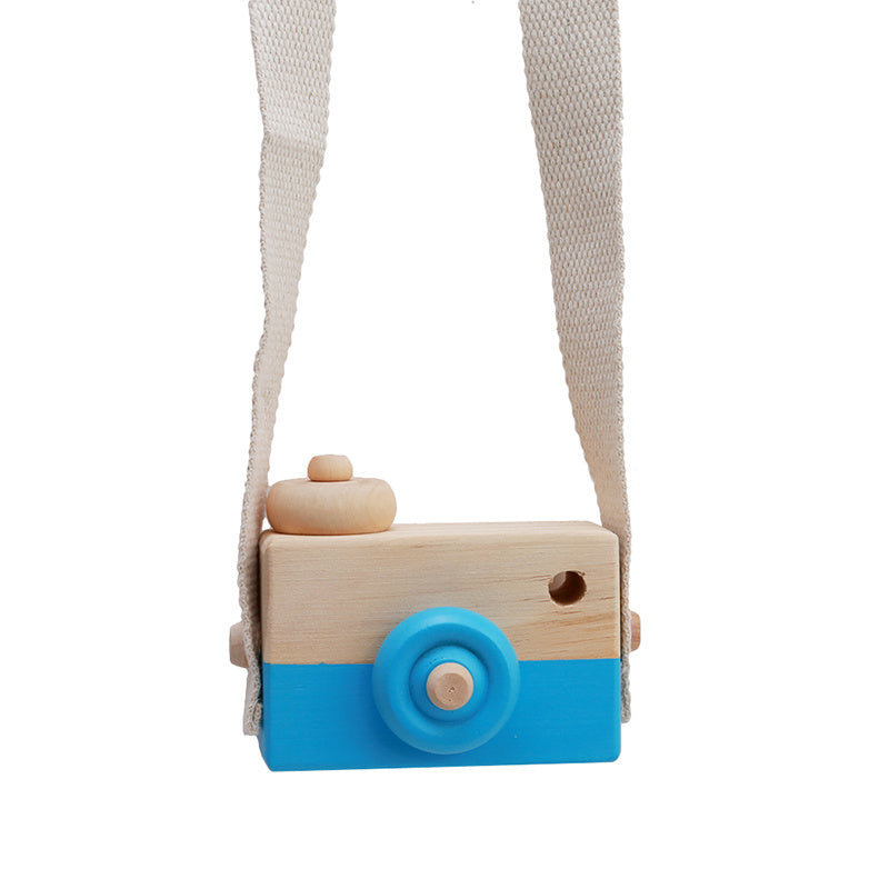 Cute Wooden Camera Toys Baby Kid Hanging Photography Prop Decoration Educational Outdoor Activity Toy Children's Day Happy Gi