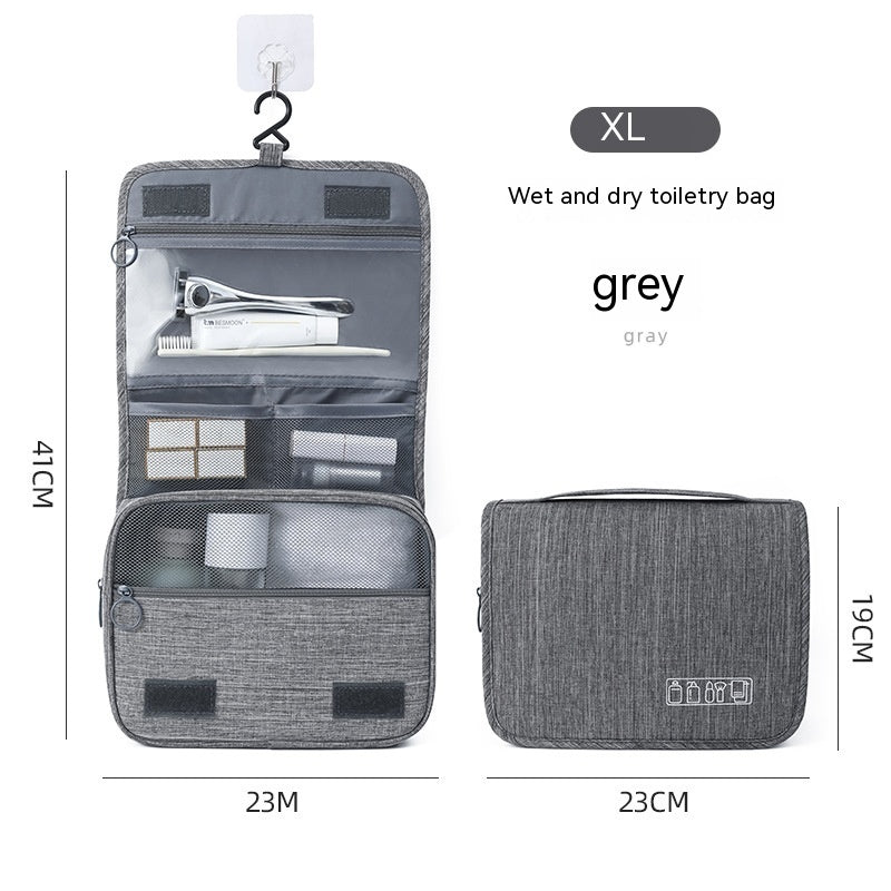 Travel Business Storage Bag Business Trips Portable Large Capacity Wash Bag Hanging Dry Wet Separation Toiletry 661c9405 efce