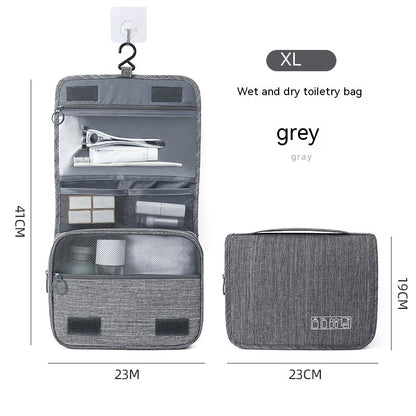 Travel Business Storage Bag Business Trips Portable Large Capacity Wash Bag Hanging Dry Wet Separation Toiletry 661c9405 efce