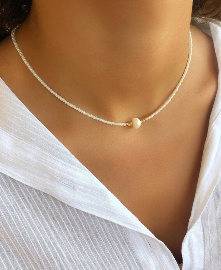 Trendy Design Colorful Necklace Rice 661e9e22 206c 4fa2 a547 aea2cda5e090