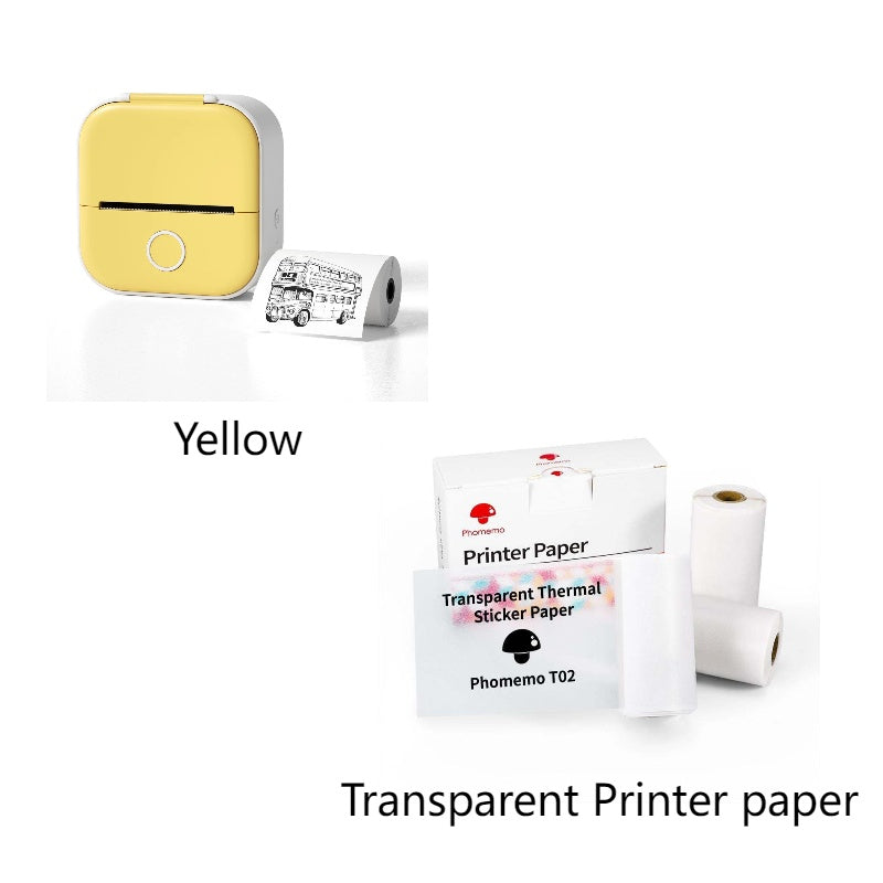 Portable Mini Thermal Label Printer Home Photo Printer Student Wrong Question Printer Bluetooth-compatible Mini Label Printer Price Tag - 图片 35