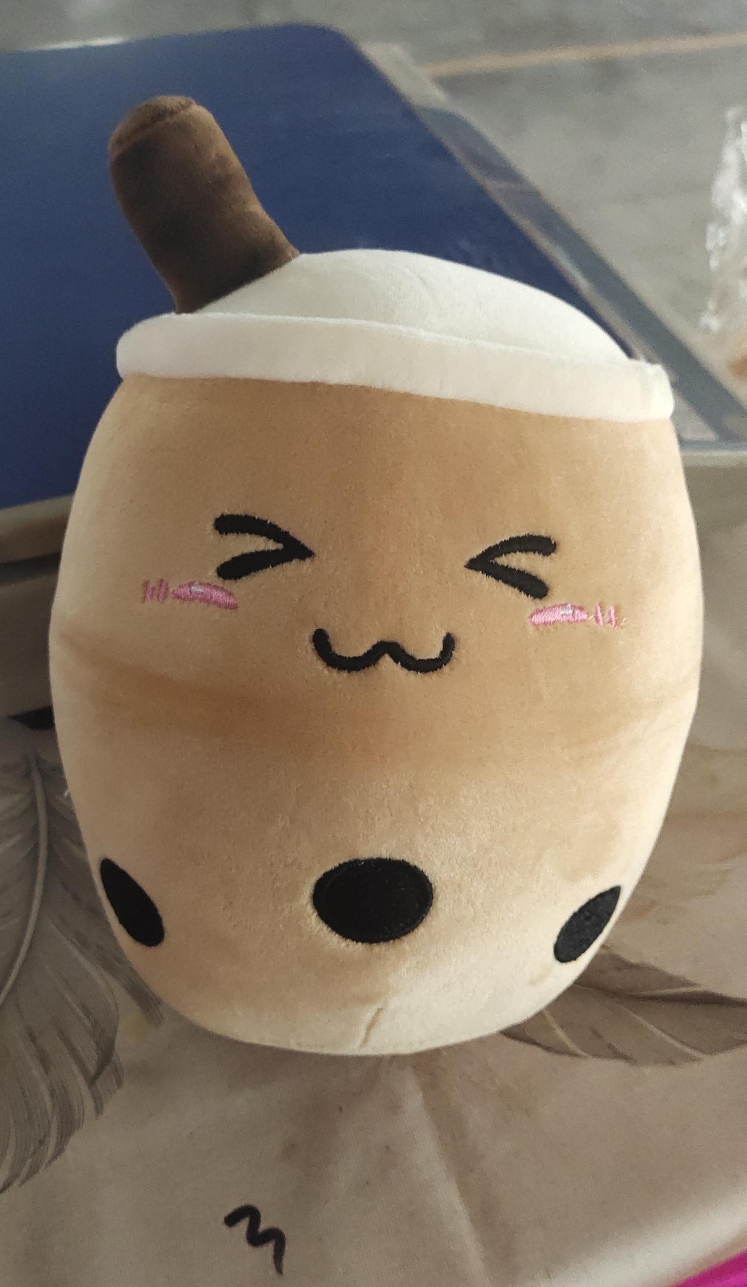 Cute Fruit Drink Plush Stuffed Soft Strawberry Milk Tea Plush Boba Tea Cup Toy Bubble Tea Pillow Cushion Kids Gift 6630722174