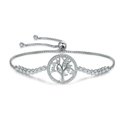 Tree of Life Sterling Silver Bracelet 663087532294