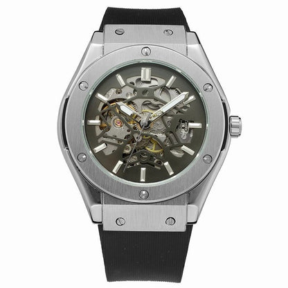 Vintage skeleton mechanical watch 663194623725