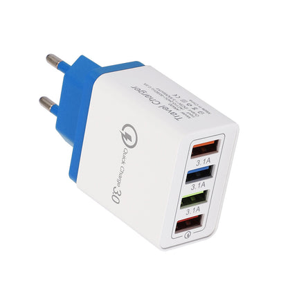 USB Charger Quick Charge 3.0 4 Phone Adapter For Tablet Portable Wall Mobile Charger Fast Charger - 图片 33