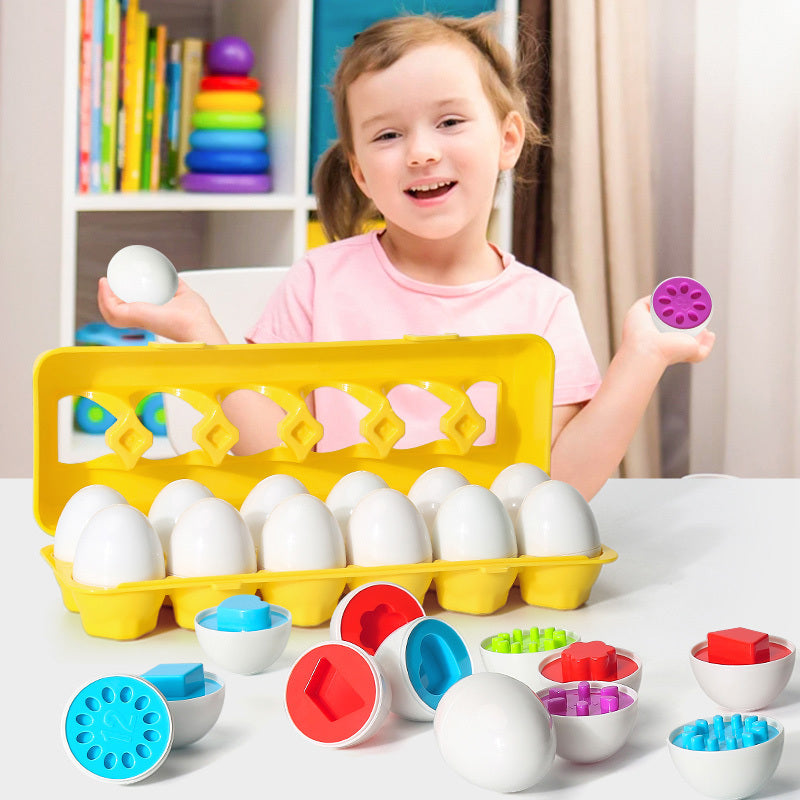 Baby Learning Educational Toy Smart Egg Toy Games Shape Matching Sorters Toys Montessori Eggs Toys For Kids Children 6639908b