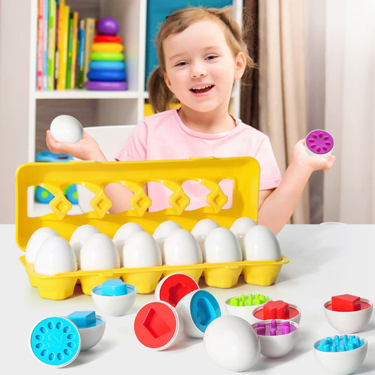 Baby Learning Educational Toy Smart Egg Toy Games Shape Matching Sorters Toys Montessori Eggs Toys For Kids Children 6639908b
