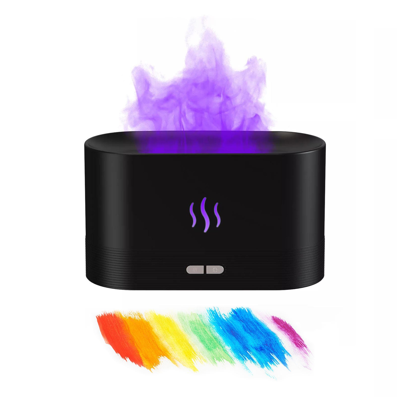 2022 Best Selling USB Ultrasonic Flame Humidifier Led RGB Colorful Essential Oil Fire Flame Aroma Diffuser - HD Wireless Product #7