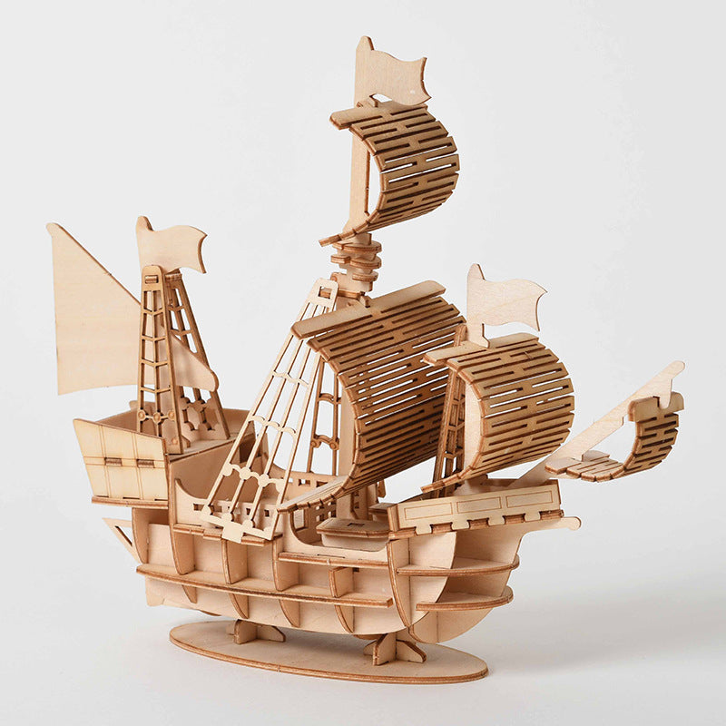 Creative Gift DIY Wooden Assembly Model Making 664037557483243