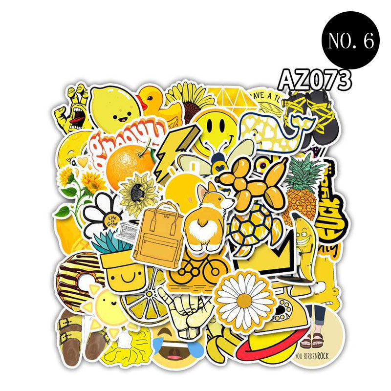 Color anime cartoon stickers cute suitcase decoration waterproof 66410411616