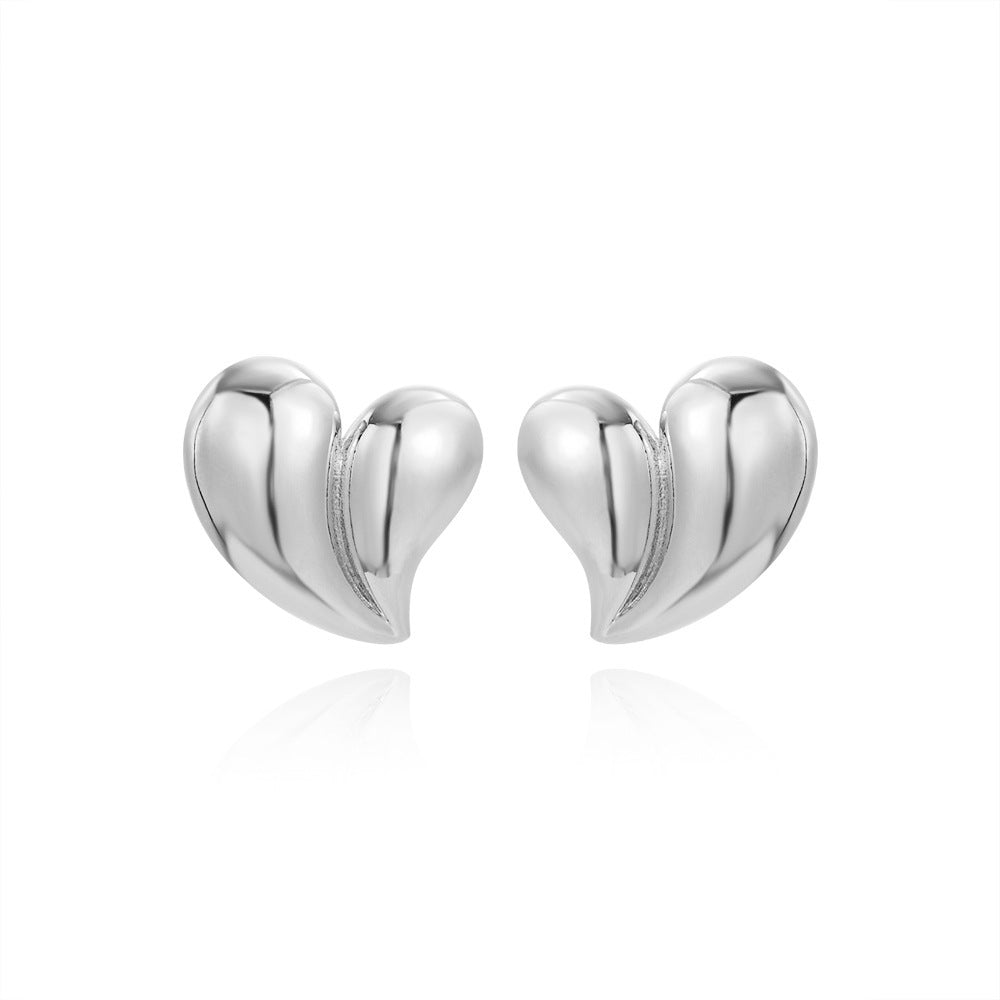 European And American 18K Gold Glossy Earrings 664a1394 17fa 4d12 a2dd 8dce9f7457cf