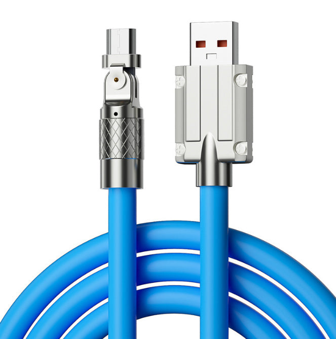 Mobile Game Rotating Elbow Data Super Fast Charge Charging Cable - 图片 13