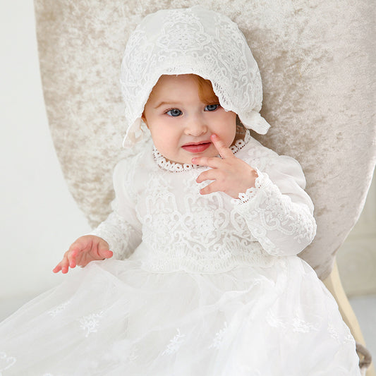 Children's Long Dress Baby Girl Baby Wedding Dress Dress Baptism Dress 6673c0a2 4f55 430b b151 db55dfaeb2bf