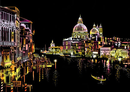 City night scratch painting 667712342720