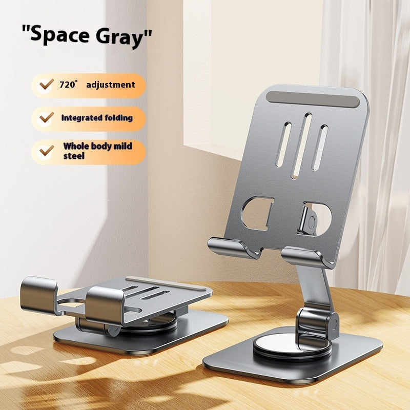 Aluminum Alloy Mobile Phone Holder Lazy Folding Rotation - 图片 4