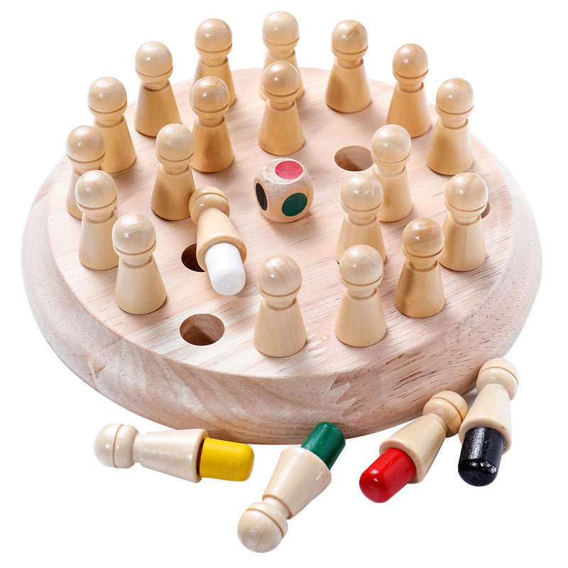 Children's Wooden Educational Toys Memory Chess Kid Early Education Toys 6693142155652