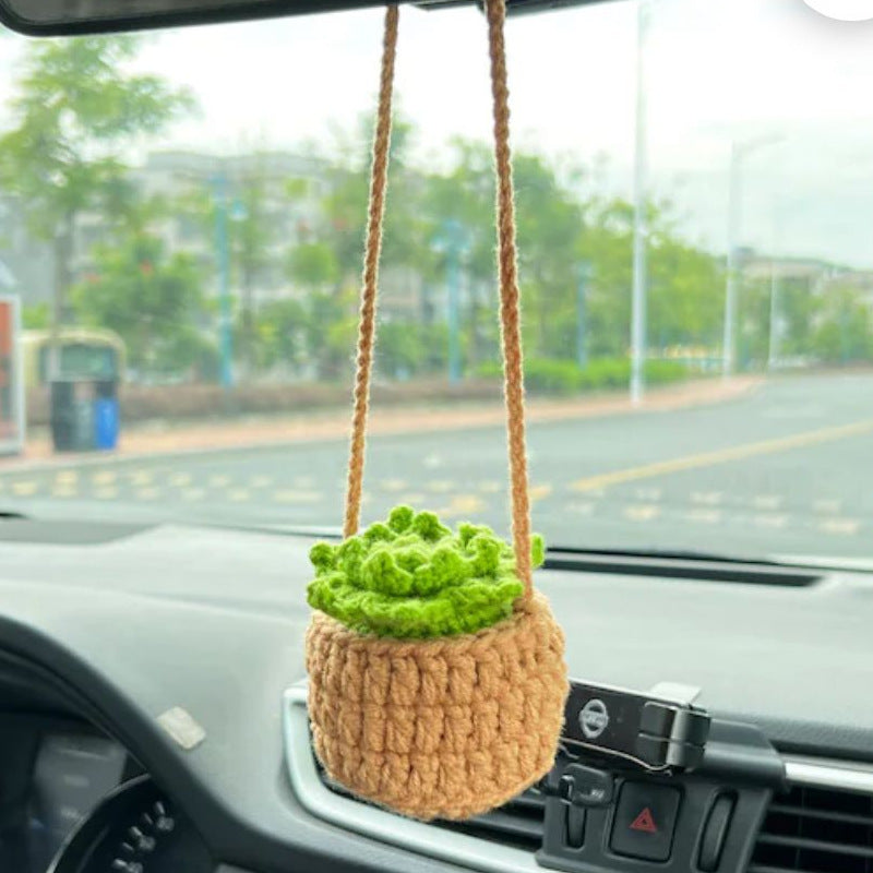 Car Plant Decoration Decoration Knitting Wool 66a843de c22c 465f 939c 19bf04cd6976
