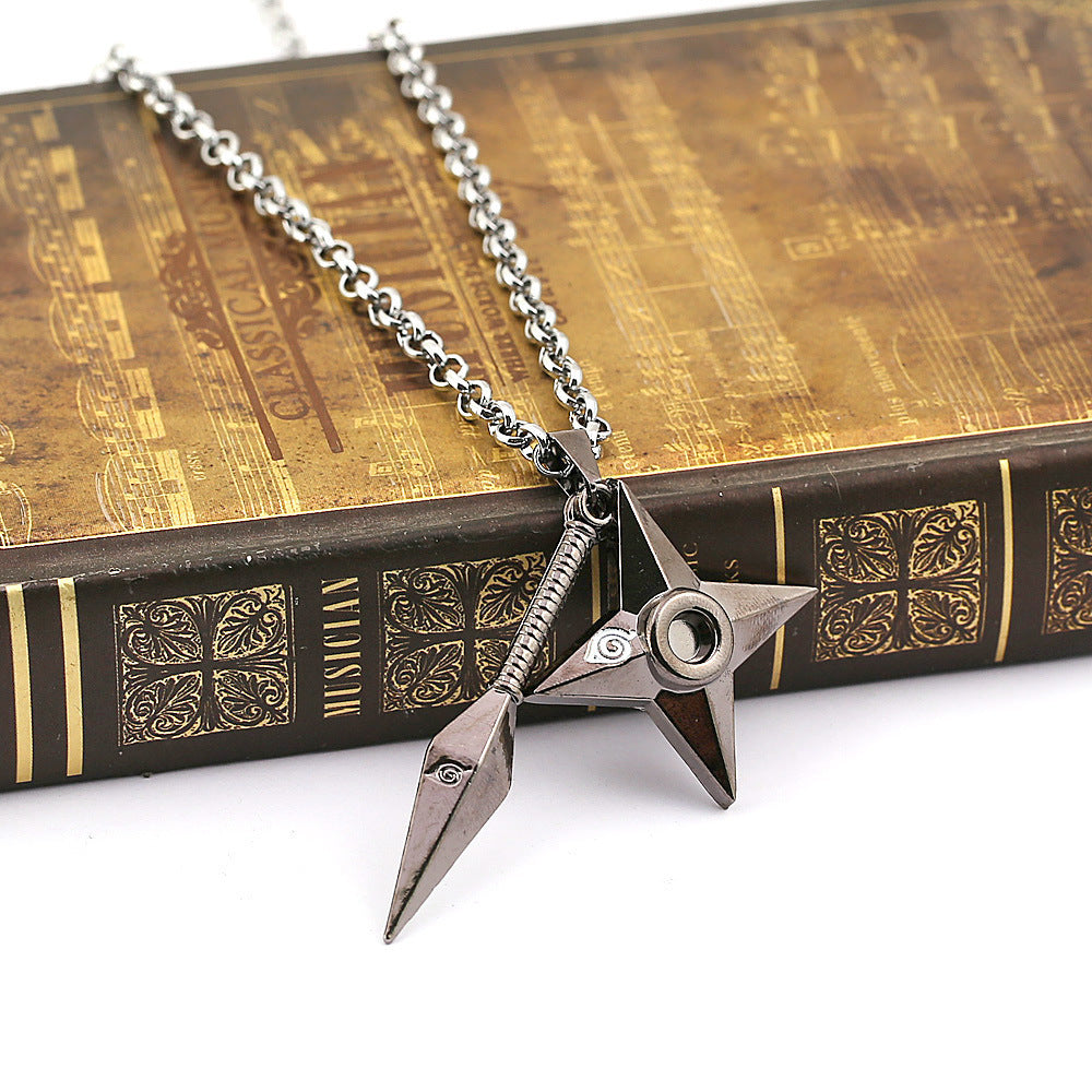 Alloy Japanese Dart Pendant Necklace 66cccc3e dc1d 4587 b440 38ebebb307e5