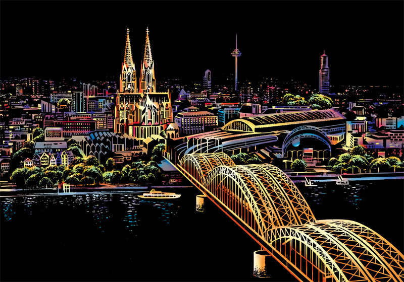 City night scratch painting 66d58c89 29be 4efa afac 0b57ade9df4d