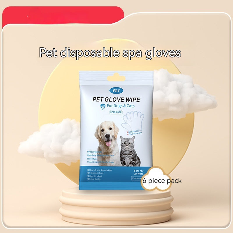 Pet Disposable Gloves Cat Dog Cleaning Dry Cleaning Gloves Pet Products 66e000ef 8930 4aa0 96b8 8de0ad4b75de fine