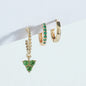 Threeset Copper Ear Clip Eardrop Earring Set 66e70a24 070c 48bf 9973 516fd40ceb0e