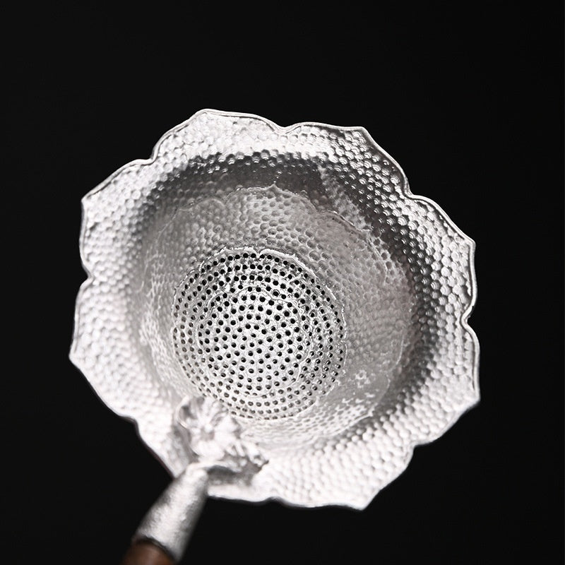 Creative Tea Strainer Tin Tea Funnel Pure Tin Tea Set 66e7e7ec 8624 4152 a925 79d4810eae0d trans