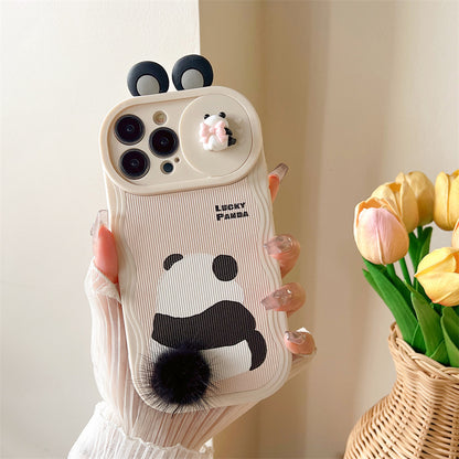 Furry Panda Phone Case Cute Protective Cover 66fbeac0 d702 4fa5 aaea 11be96d1b3d7