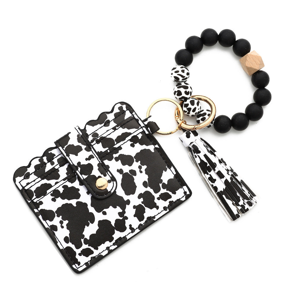 Silicone Beads Bracelet Key Chain Leopard Print 670a33f4 9fb4 44ed bf21 216fb1b09499