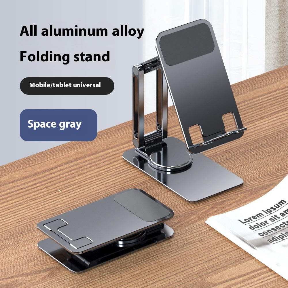 Metal Aluminum Alloy Rotating Mobile Phone Bracket Foldable Desktop - 图片 23