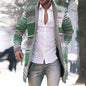 Mid-length Cardigan Casual Trench Coat Men 672031738139