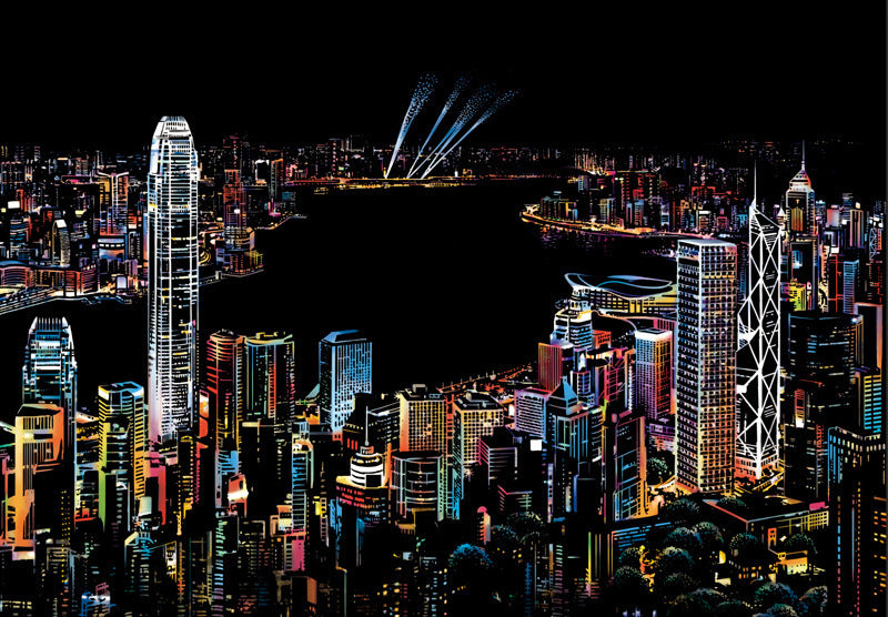 City night scratch painting 67212d00 1a19 4f49 badd ee2cc99a2bcc