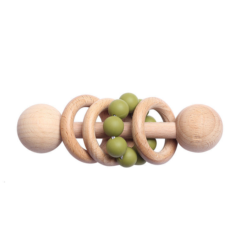 Beech rattle baby teeth toy 6723604128944