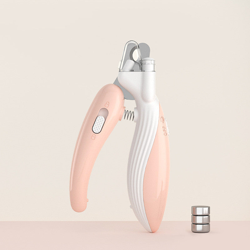 Pet Nail Clippers Dog Nail Clippers Cat Nail Clippers LED Electric Nail Grinder Pet Supplies LED Light Pet Nail Clippers 6724