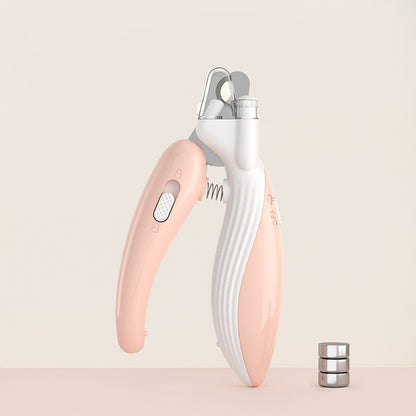 Pet Nail Clippers Dog Nail Clippers Cat Nail Clippers LED Electric Nail Grinder Pet Supplies LED Light Pet Nail Clippers 6724