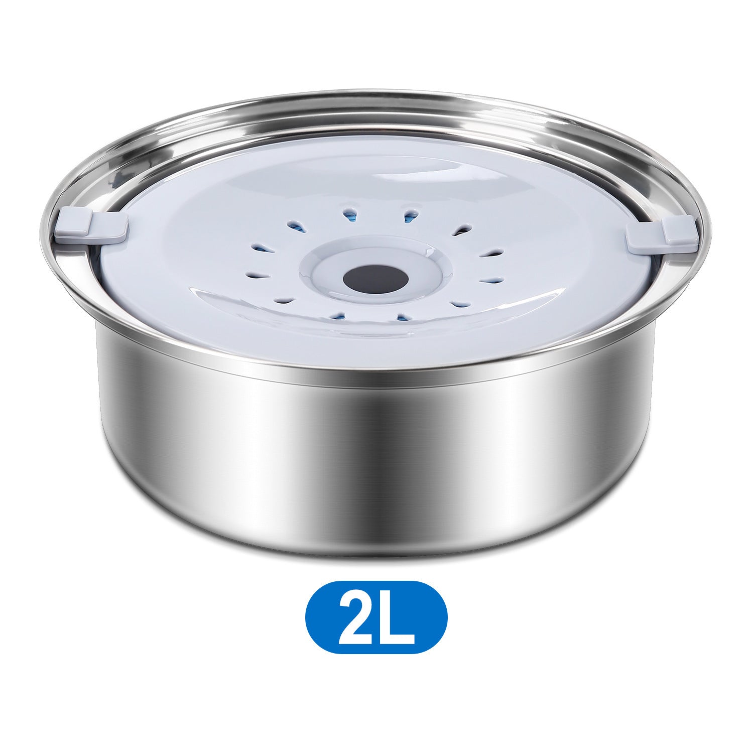 Stainless Steel Large Capacity Floating Pet Bowl 6729fe83 50ff 4bf9 87a5 8b7144d63676